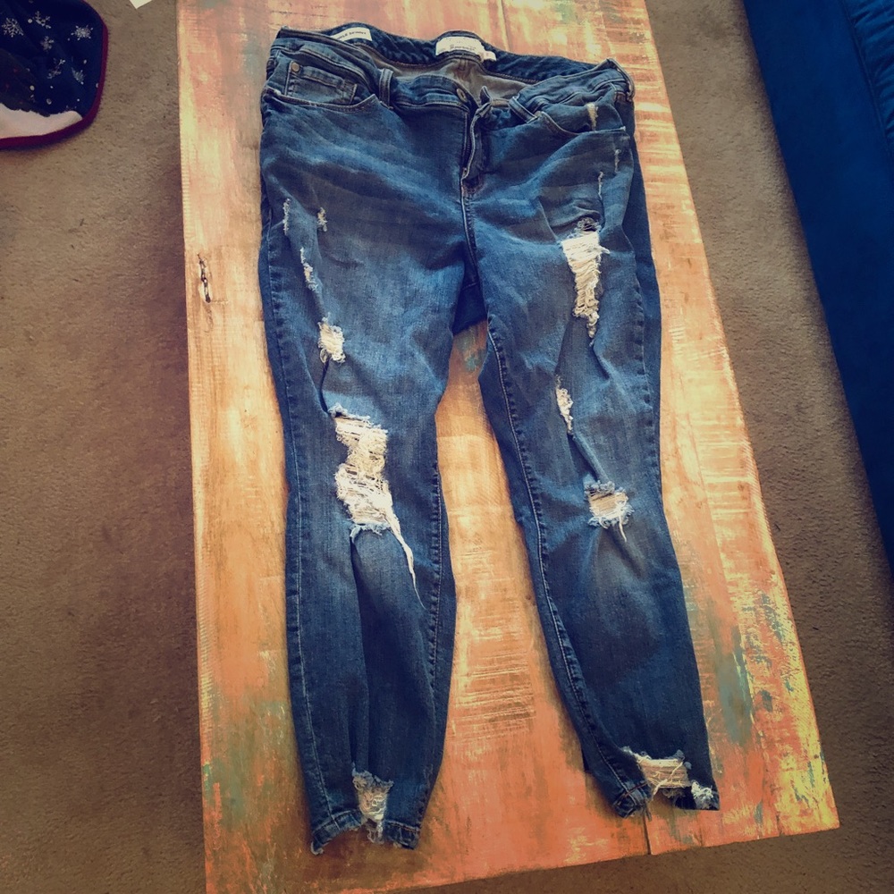 Torrid ankle skinny jeans size 18